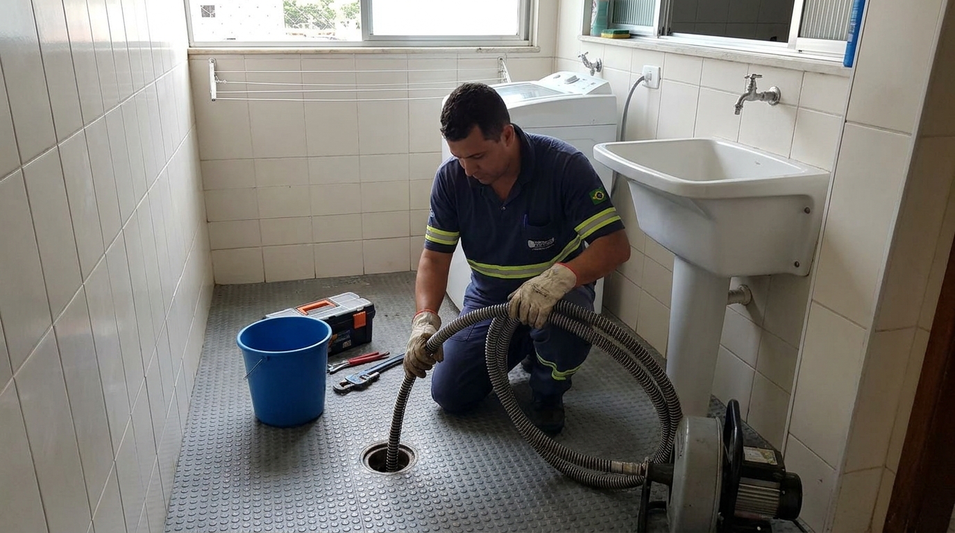 Desobstrução na Cozinha em Cuiabá‑MT