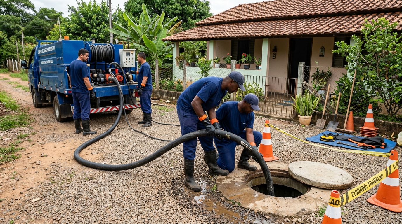 Esvaziamento de Fossa Séptica em Cuiabá‑MT