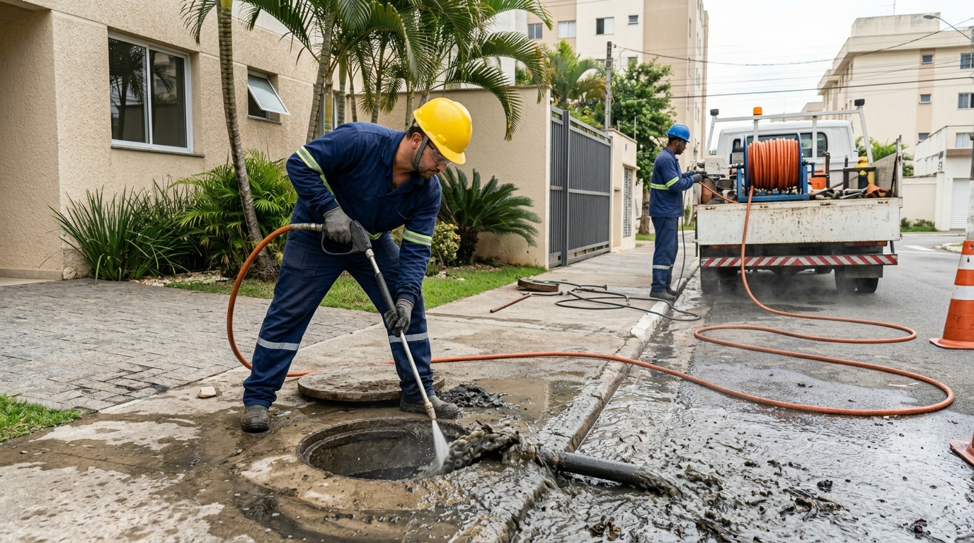 Hidrojateamento Industrial em Cuiabá‑MT