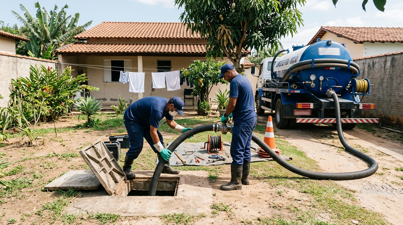 Manutenção de Fossa em Cuiabá‑MT